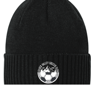 Rib-knit cuff beanie