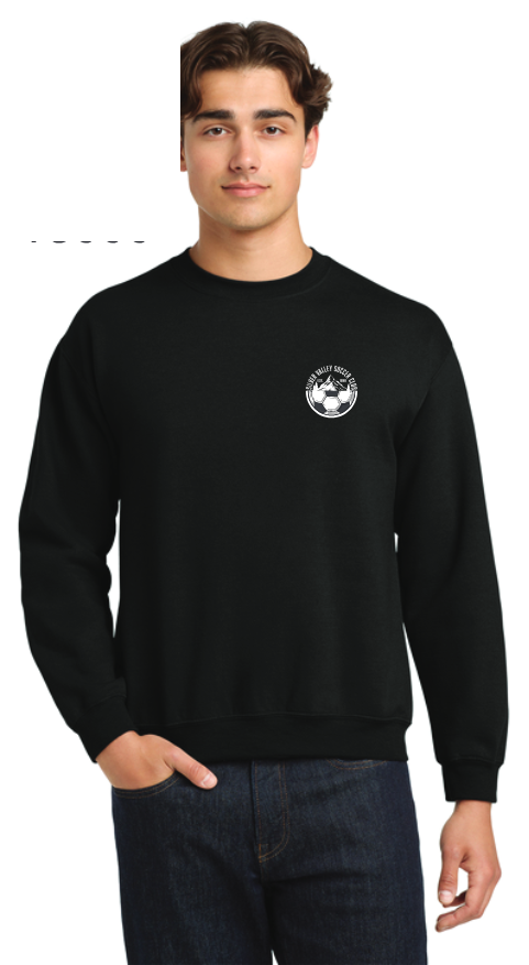 Black crewneck sweatshirt