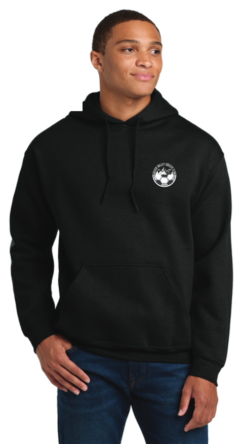 Black pullover hoodie
