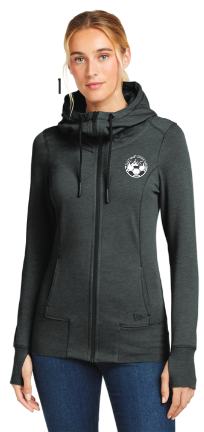 Full-zip hooded jacket